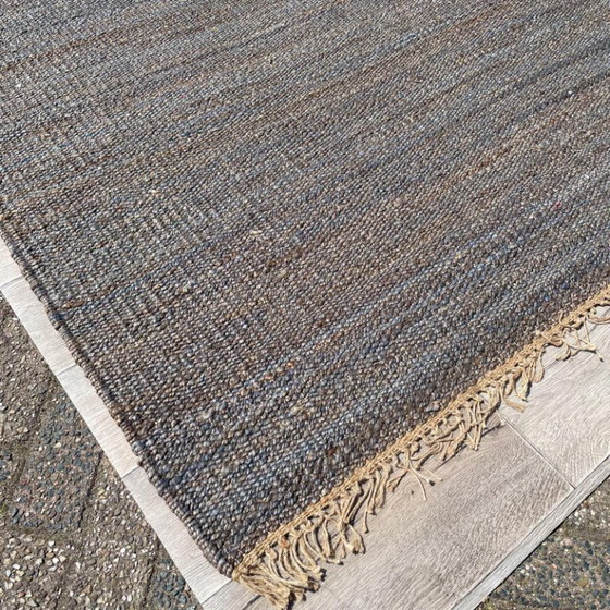 Image 1 of Tappeto Brinker Carpets Festival Jute Slam Ink Blue - 200x290cm