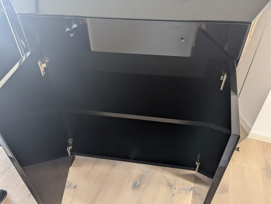 Image 1 of Commode/buffet/haut de commode Interlübke de haute qualité - laque noire piano