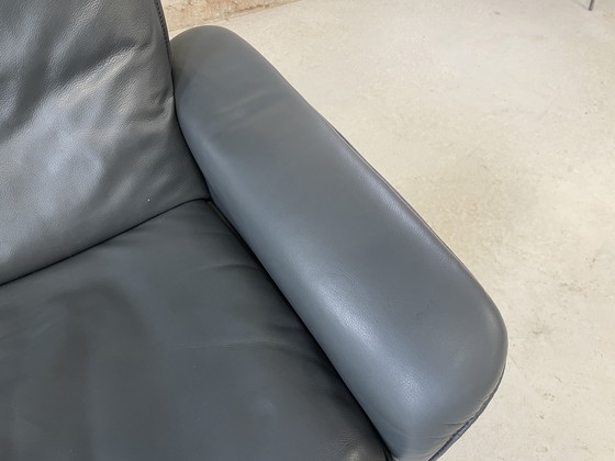 Image 1 of De Sede DS 50 Lederen Fauteuil Grijs Vintage