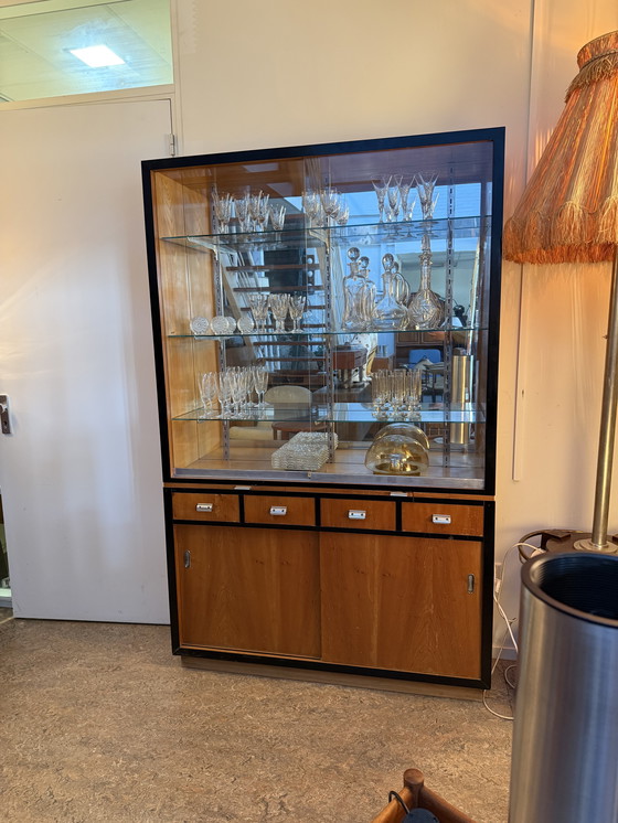 Image 1 of Vetrina vintage in noce anni '60