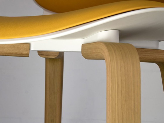 Image 1 of Patricia Urquiola for Haworth bar stool Maari set of 4 pieces Yellow