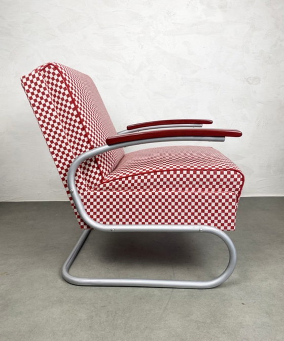 Image 1 of Poltrona Thonet S-411 "Rosso e Bianco"
