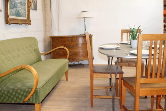 Image 1 of Chairs (6) birch Sweden 1960