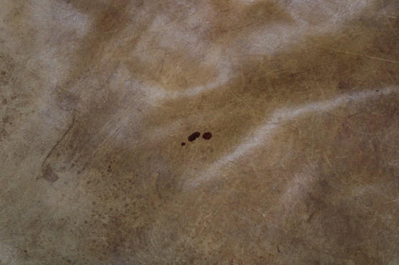 Image 1 of 1930er Jahre Tschechoslowakische dicke Leder-Turnmatte, patiniert