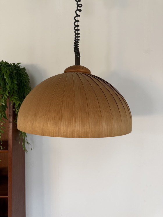 Image 1 of Lampada a sospensione vintage a stecche, Hans Agne Jakobsson anni '60