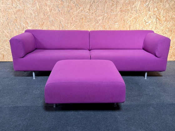 Image 1 of Sofá Cassina Modelo With, Piero Lissoni con otomana