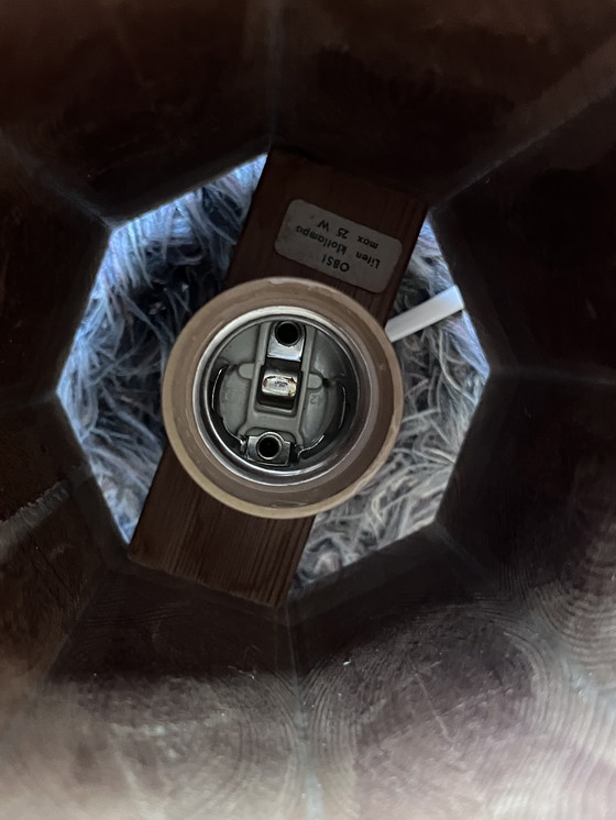 Image 1 of 2 lampade a sospensione vintage in pino scandinavo della metà del XX secolo