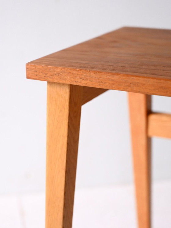 Image 1 of 1960s Scandinavian Teak and Oak Coffee Table