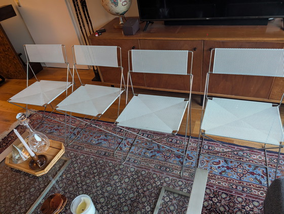 Image 1 of Niels Jorgen X Stoelen - 4 stuks - Hybodan Copenhagen design