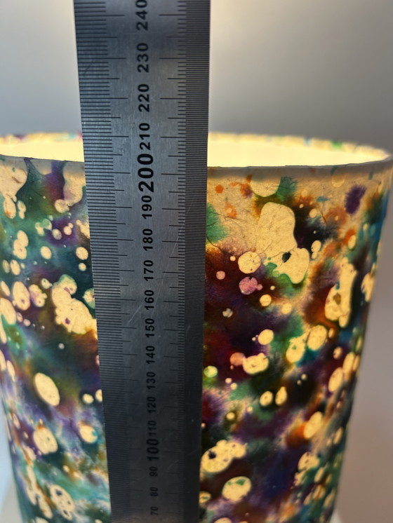 Image 1 of Lampe de balcon sans fil - une pièce unique issue du recyclage créatif au style rétro