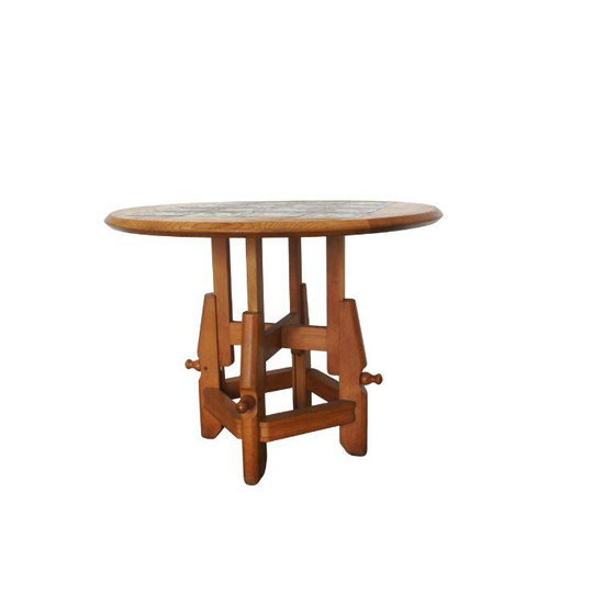 Image 1 of Ladislas System Pedestal Table in Light Oak, Guillerme and Chambron