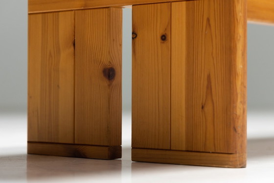 Image 1 of Vintage bench in solid pine by Silvio Coppola for Fratelli Montina, Italy 1970