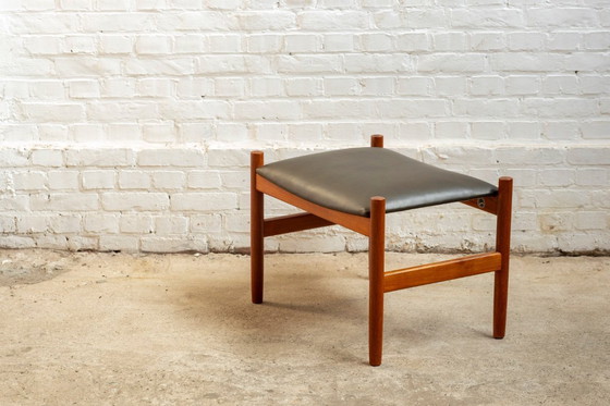 Image 1 of Hugo Frandsen Ottoman van Spøttrup, Denemarken uit de jaren 60