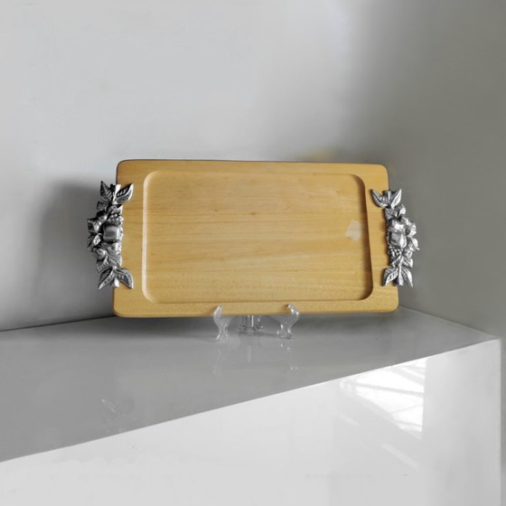 Image 1 of HOUTEN EN TINNEN SCHAAL