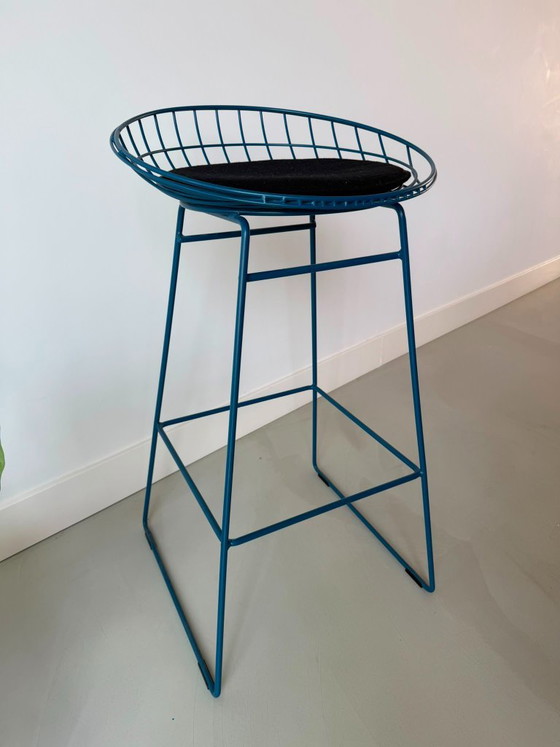 Tabouret de bar en fil métallique Pastoe For Cees Braakman – Metal (photo 3 of 7)