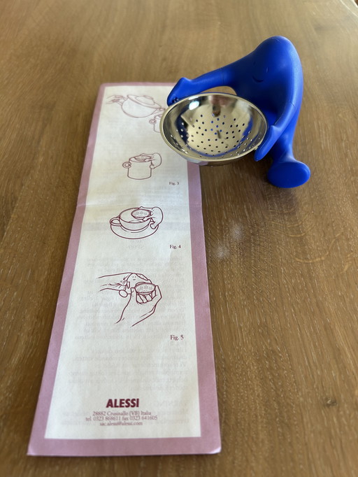 Vintage tea strainer Alessi Te O
