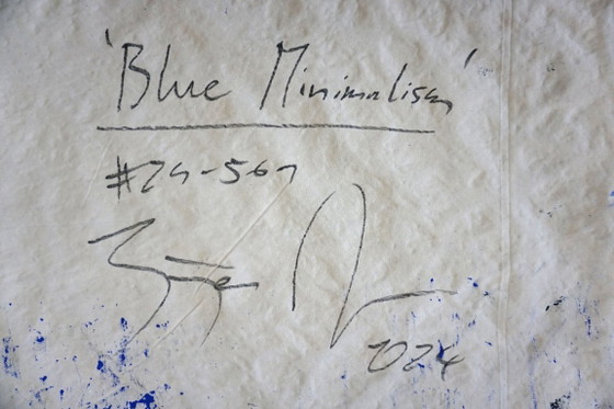 Jürgen Angeler - Blauw minimalisme – Schilderijen & Tekeningen, Canvas (photo 5 of 7)