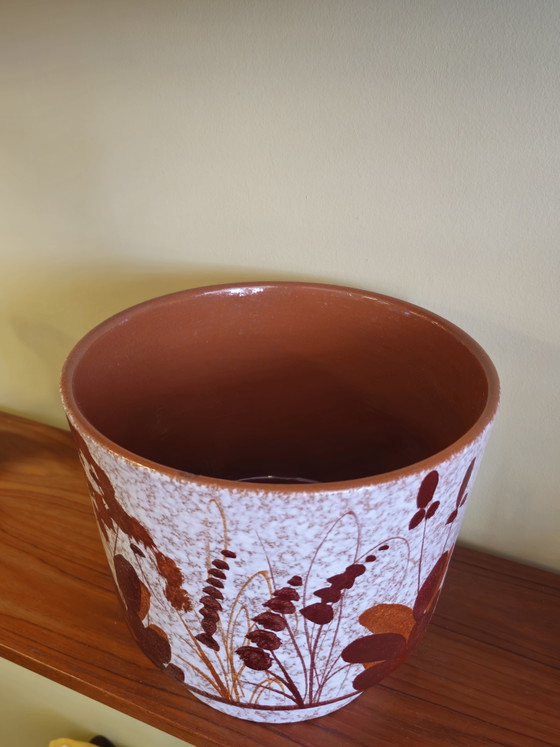 Image 1 of Grote Vintage Marei Keramiek Bloempot Plantenbak
