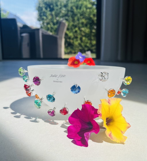 ✨ Seltene Vintage-Swarovski-Apollo-Schale von Borek Sipek – 1996 ✨ – schalen, Crystal, Glass