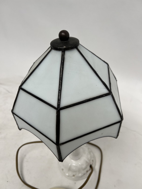 Lampe Tiffany vintage – Ceramic, Glass (photo 4 of 5)