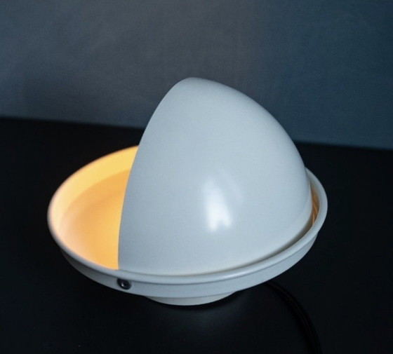 Image 1 of Vintage White Dijkstra Eclipse Wall Lamp