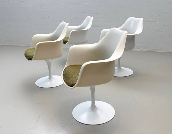 Image 1 of Set di 4 poltrone Tulip originali di Eero Saarinen per Knoll International, 1956