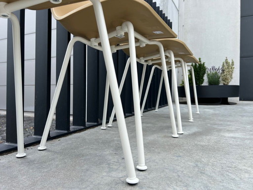4x Vitra hall tube chairs