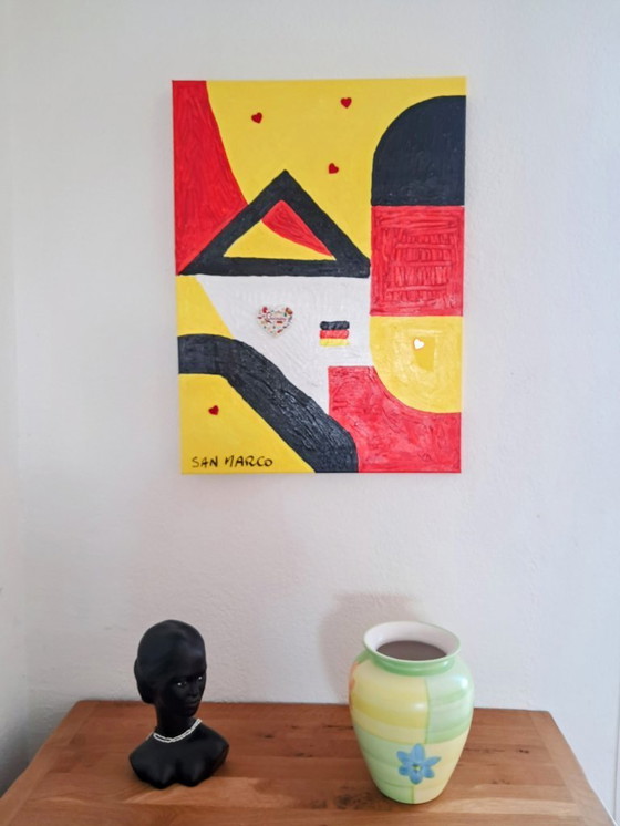 Image 1 of Enzo SAN MARCO - Country Lover Germany - Schilderij van de kunstenaar