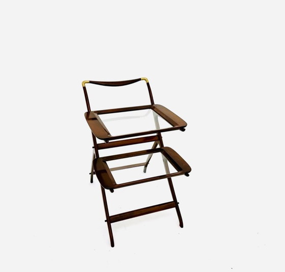 Image 1 of Modell 65 Servierwagen von Ico & Luisa Parisi für Angelo De Baggis – Italien, 1950er Jahre