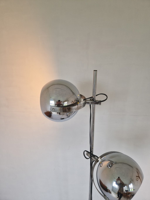 Herda Space Age Chrome Ball Lamp