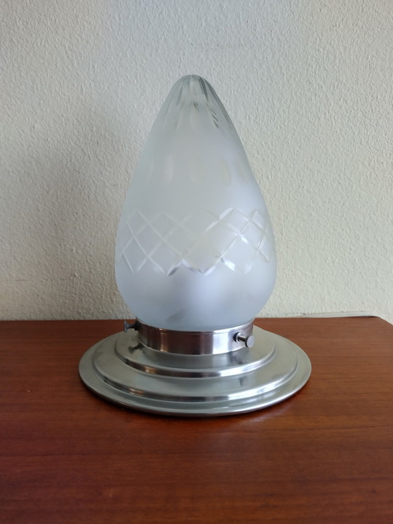 Image 1 of Lampada da soffitto - Vetro lucido - Art Deco