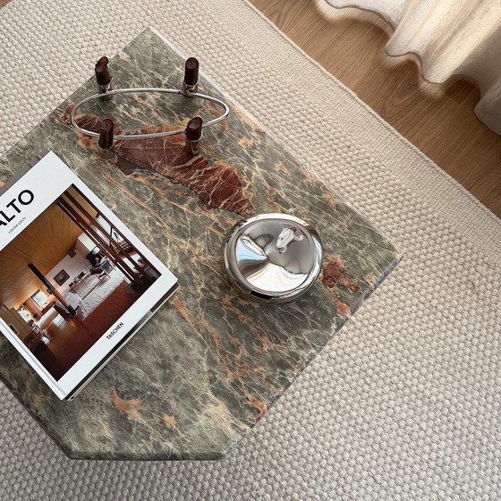 Image 1 of Table basse vintage en marbre, Italie 1970