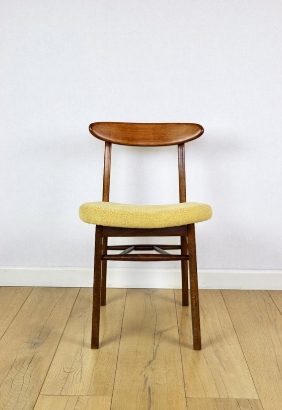 Image 1 of Sedie Hałas vintage gialle - set da 2