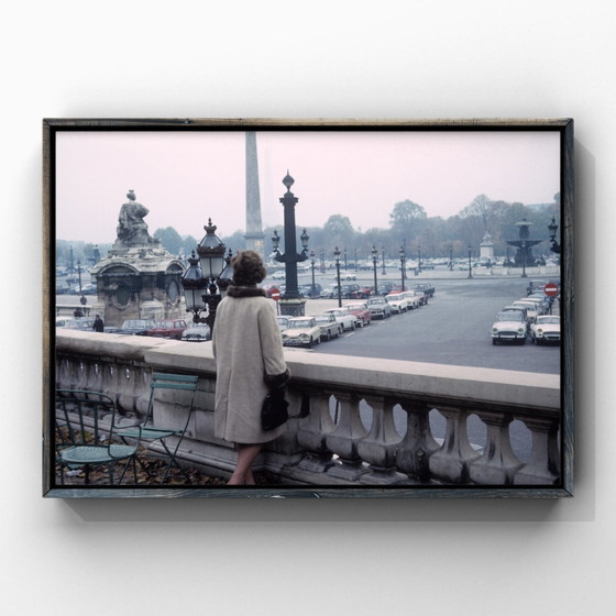 1x mid century Place de la Concorde, Parigi 1964 – Fotografie, Carta (photo 5 of 6)