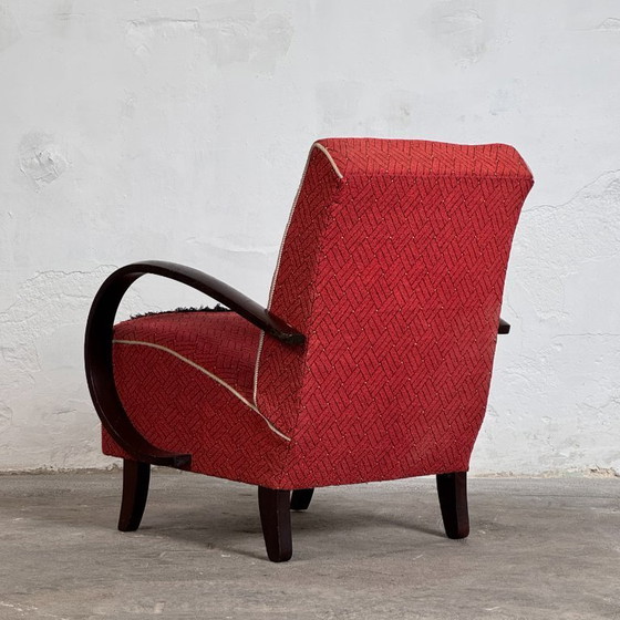 Image 1 of Coppia di poltrone Halabala H-410, anni '30 – Art Déco cecoslovacco