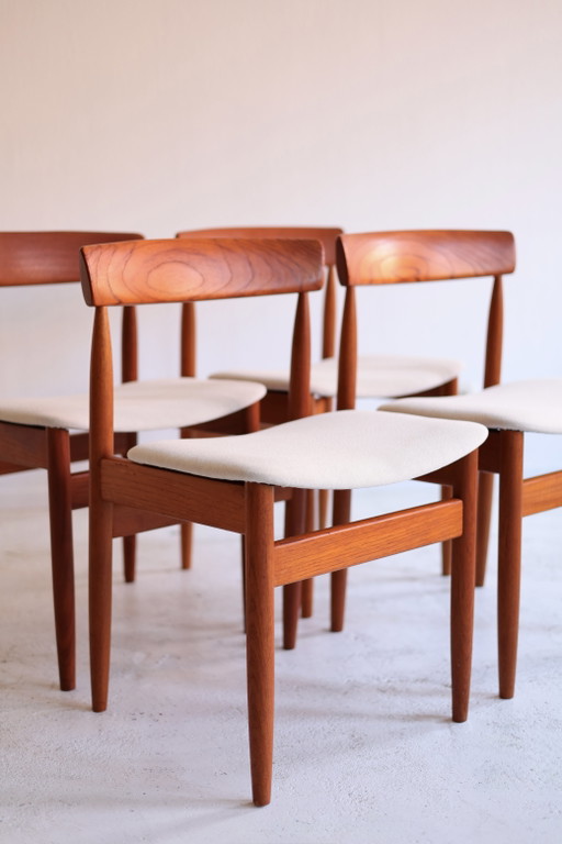 Set di 4 sedie da pranzo Farsø Stolefabrik, anni '60