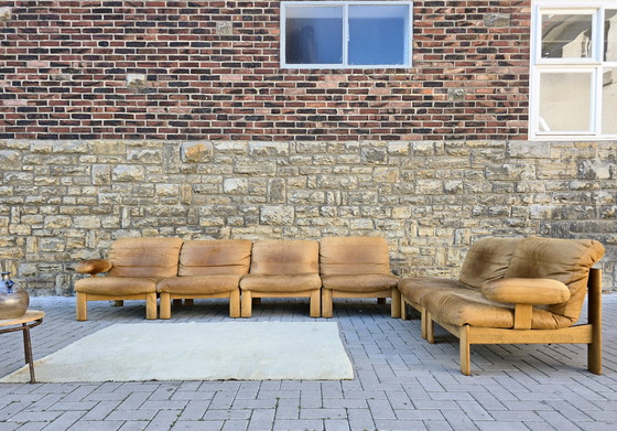 Image 1 of Ensemble de sièges, canapé, fauteuil, style vintage années 60-70, bancs, canapé modulable, style milieu du siècle