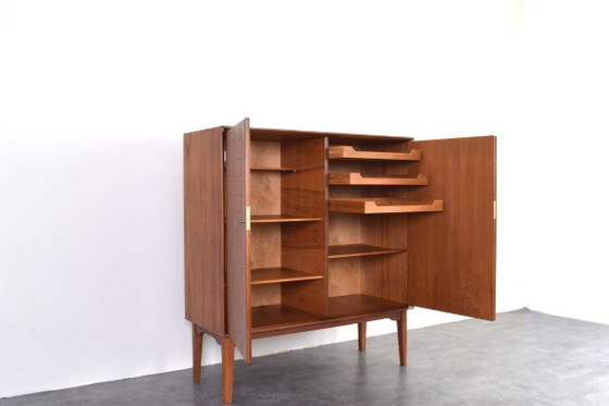 Image 1 of Mid-Century Teak Highboard by Rastad & Relling for Eidsfjord Møbelfabrikk, 1950s.