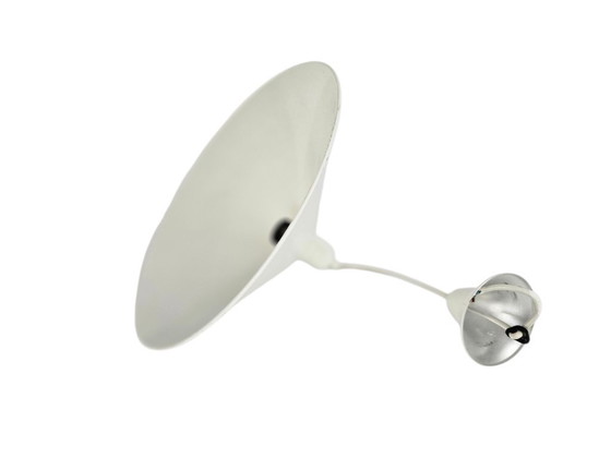 Image 1 of Suspension vintage style OVNI, époque spatiale, en métal, Allemagne, années 70.