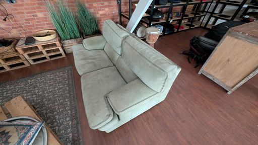 Vintage Roche Bobois 3 + 2 sièges en cuir de veau