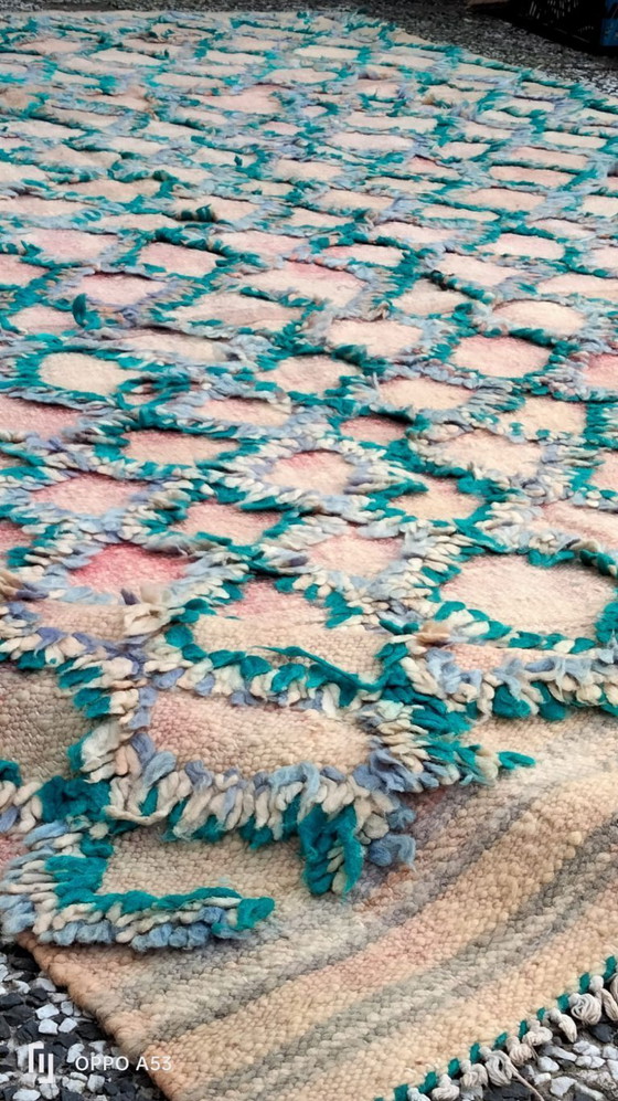 Image 1 of Handgeknoopt Berber kleed wol 385x185cm