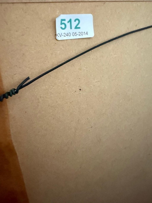 Framed poster "Cigarettes Saphire"