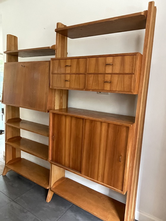 Image 1 of Vintage modular wall system, cabinet