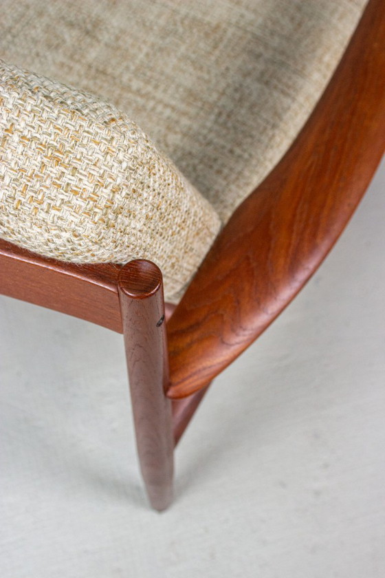 Image 1 of Fauteuil Grete Jalk, fauteuil facile, teck vintage, France et fils