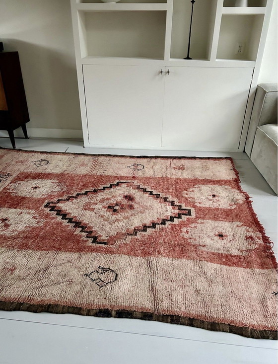 Image 1 of Vintage Boujaad vloerkleed 238x181 cm – Marokkaans wollen tapijt