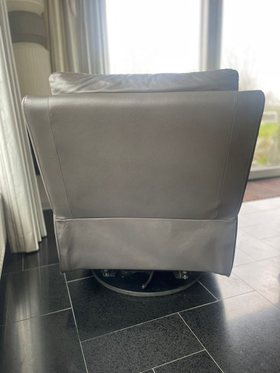 Image 1 of 2 x Natuzzi Swivel Reclining Chairs