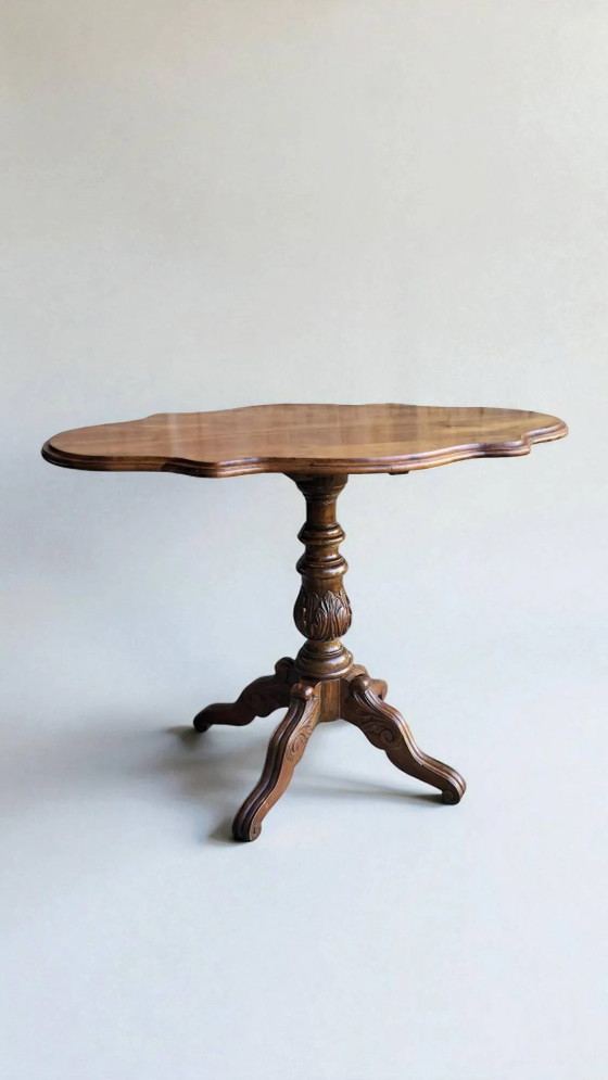 Table violon à quatre pieds vers 1900 – Tables d'appoint (photo 14 of 14)