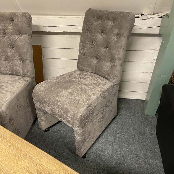 Image 1 of Sedia da pranzo Toulouse (set di 3) con panca da pranzo