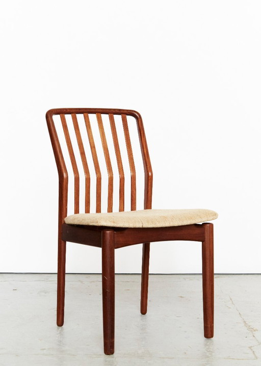 Svend Åge Madsen Teak Dining Chairs for Nørre Broby Maskinsnedkeri