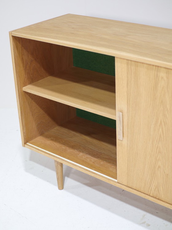 Image 1 of Sideboard with drawers vintage oak Danish 1960s